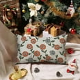 thumbnail image 6 of PHYHOO 12x20 Inch Set of 2 Green and Orange Vintage Floral Boho Outdoor Farmhouse Spring Fall Decorations Lumbar Decorative Throw Pillow Case for Home Room Couch Patio Decor 12x20inch, 6 of 8