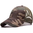thumbnail image 3 of Casquette de Baseball en Forme de Queue de Poney Chapeau de Soleil de Camionneur Réglable en Maille à Haut Chignon, 3 of 3