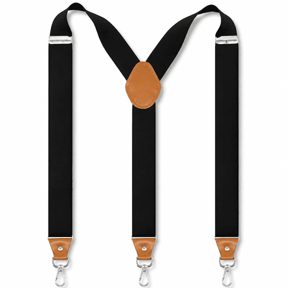 Men's Adjustable Y-Back Suspenders with Clip Ends
