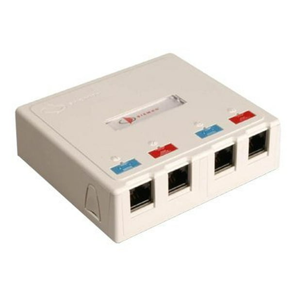 Product image for SIEMON MX-SM4-02 4PORT BOXES