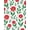 Red, Pattern 2, variant on ODIKA 2x3 Machine Washable Non-Slip Area Rug, Vibrant Poppy Bloom Latch Hook Needlecraft Festive Kit High Traffic Rug, Ivory, 637829