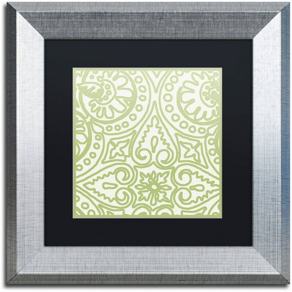 Trademark Fine Art "Dulce IV" Canvas Art by Color Bakery Black Matte, Silver Frame