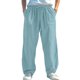 thumbnail image 2 of Ceisia Men's All-Season Casual Pants - Thin Solid Gift Color Business Daily Pocket Tapered Mid-Waist Button Trousers, 2 of 4