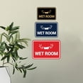 thumbnail image 3 of Signs ByLITA Classic Framed Wet Room Sign (Brushed Gold) - Large, 3 of 6