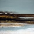 thumbnail image 2 of Cordes, Susan 12x12 Black Ornate Wood Framed with Double Matting Museum Art Print Titled - Distant Shore, 2 of 4