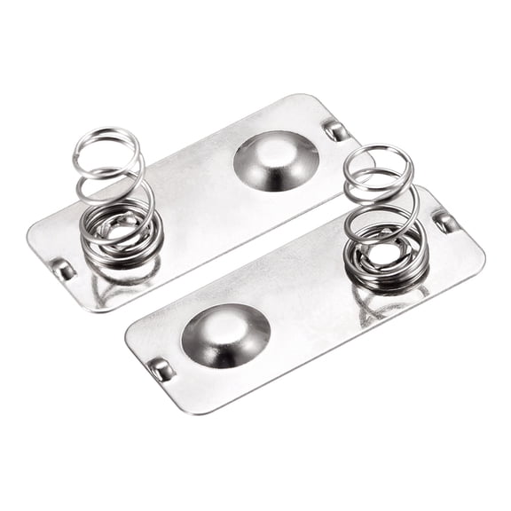 Battery Spring Plate AA Battery Contact Nickel Plate 28mmx12mm for DIY 10 Pcs