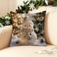 thumbnail image 4 of CaiYueKe Christmas Pillow Cover Holiday Decor Santa Snowman Reindeer Festive Throw Pillowcase Soft Living Room Bedroom Couch Seasonal Home Decorations, 4 of 7