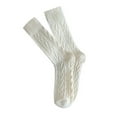 thumbnail image 3 of TINZ Chaussettes Longues Épaisses Chaudes Rétro Couleur Café pour Femmes Bas Transparents Bas de Compression pour Femmes, 3 of 3