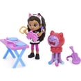 thumbnail image 6 of Gabby's Dollhouse, Kitty Karaoke Set with 2 Toy Figures, 2 Accessories, Delivery and Furniture Piece, Kids Toys for Ages 3 and up, 6 of 7