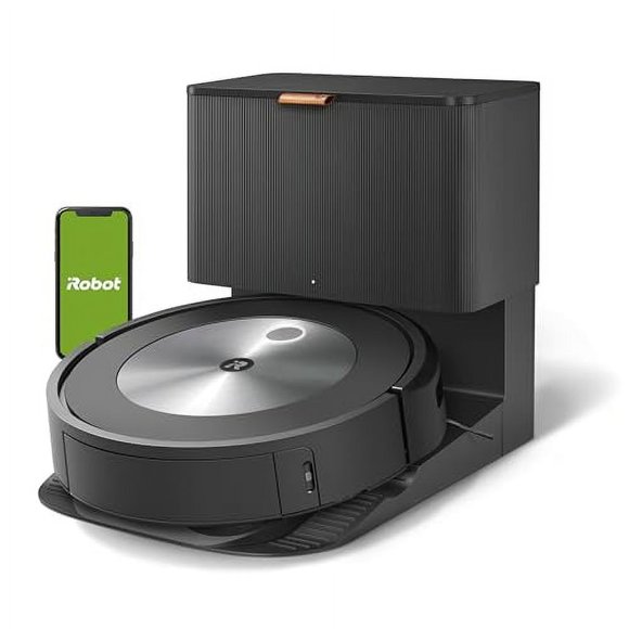 iRobot Roomba j7+ (7550) Self-Emptying Robot Vacuum - Uses PrecisionVision Navigation to identify & avoid objects like Socks, Shoes, & Pet Waste, Smart Mapping, Self-Empty for Up to 60 Days