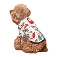 thumbnail image 5 of Salouo Gnomes Merry Christmas Pattern Small Dog Hoodie Sweatshirts Dog Clothes Coat Clothing Puppy Sweater Outfit Pullover Pet Winter Coat Sweater Outfit-X-Small, 5 of 7