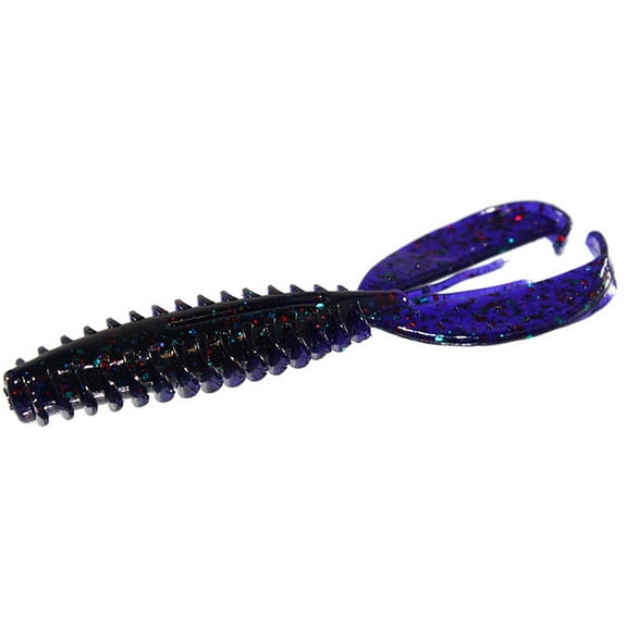 Zoom Fishing Lures 130177 Z Craw Jr 3 1/2 Inch Fishing Lure 8 Per Package Junebug Red