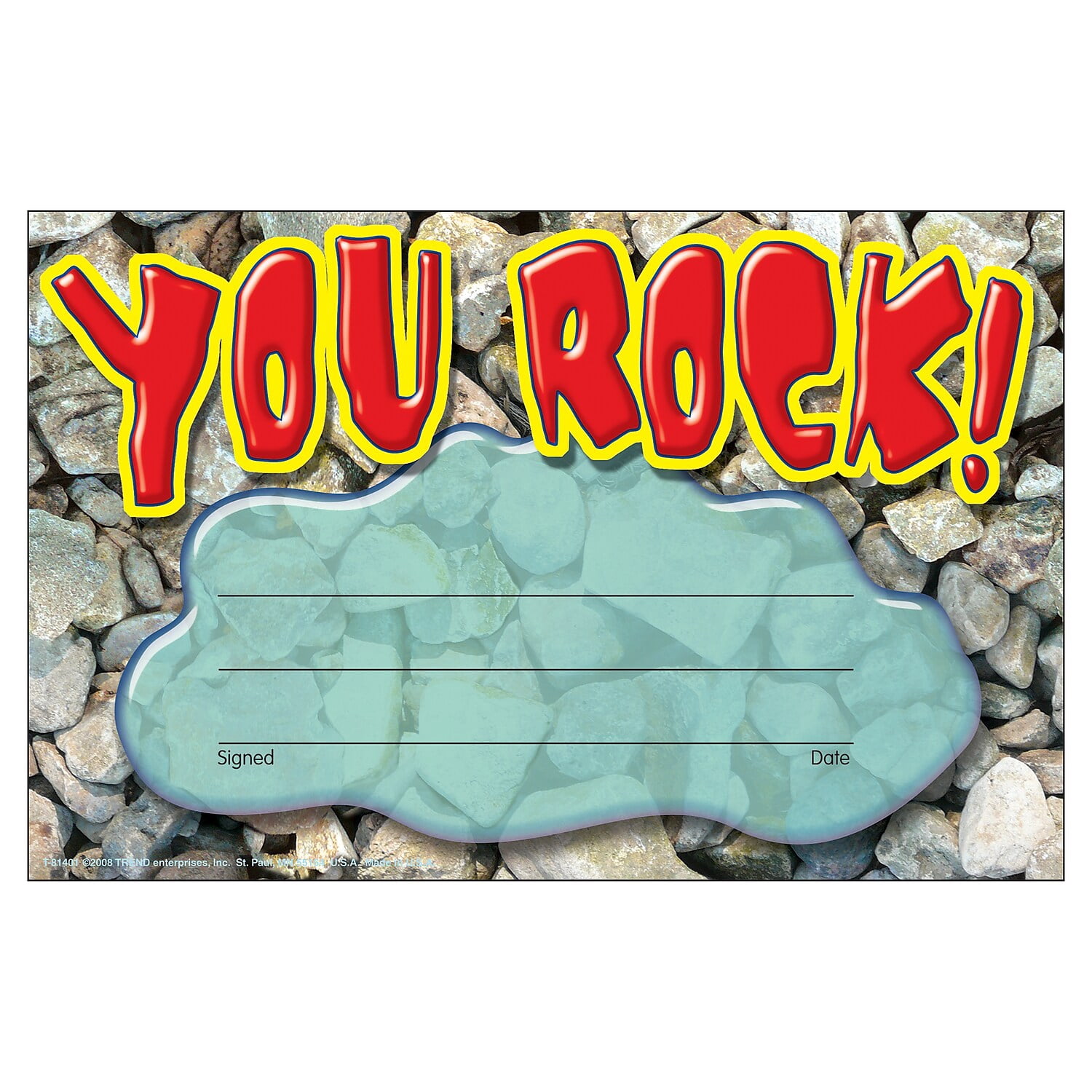 TREND You Rock! Recognition Awards, 30 Per Pack, 6 Packs