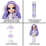 Rainbow High Winter Break Violet Willow Fashion Doll Playset with 2 Outfits and Winter Accessories
