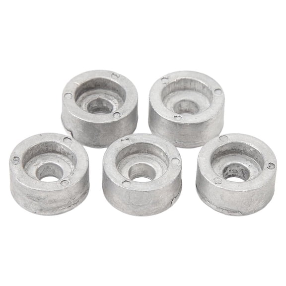 5pcs 55321-87J01 Round Zinc Anode for Suzuki Outboard Motor 4T 55321-87J00 Marine Boat Saltwater Sacrificial Galvanic Corrosion Protection