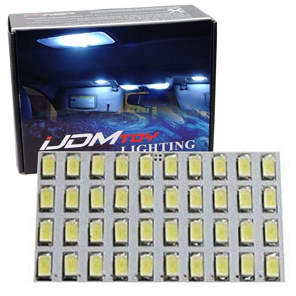 Super Bright Xenon White 40-SMD-5730 LED Panel Universal Fit For Car Interior Map Dome Light, Trunk Cargo Area Light