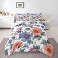 thumbnail image 1 of Erosebridal Floral Daisy Bedding Twin Comforter Set,Botanical Theme Down Comforter,Microfiber Reversible Bedding Sets Twin with Comforter,Floral Decoration,3pcs, 1 of 8
