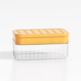 thumbnail image 4 of Ice Cube Tray with Lid&Bin, Ice Cube Mold with 28 Cubes, Stackable Ice Trays for Freezer with Easy-Release Silicone Bottom, for Drinks, Coffee, Cocktail, 4 of 8