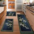 thumbnail image 2 of Floral Kitchen Rugs Sets of 3, Non Slip Kitchen Rugs and Mats Washable Farmhouse Kitchen Rugs Floral Kitchen Floor Mat Carpet Runner Rugs for Hallway Laundry Room, 2 of 12