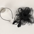 thumbnail image 4 of 2pcs European and American Retro Mesh Hair Accessories Bridal Hair Accessories Feather Pearl Cross-Border Women's Ball Hair Clips, 4 of 7