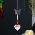 thumbnail image 5 of EGYMEN Crystal Suncatcher, Colorful Crystal Pendant Decor, Iron Wind Chime for Home and Garden, Enchanting Tree of Life Ornament, 5 of 6