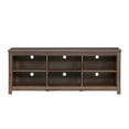thumbnail image 3 of Mainstays Adjustable Shelf TV Stand for TVs up to 70", Canyon Walnut, 3 of 7