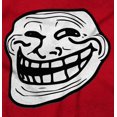 thumbnail image 2 of Troll Face Original Meme Smile Mad Sweatshirt for Men or Women Brisco Brands M, 2 of 6