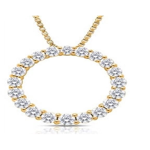 10ky 1 Cttw Lab Grown Diamond Diamond Pendant