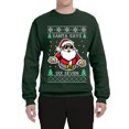 thumbnail image 2 of Wild Bobby Santa Says 6 7 Meme Sweater | Holiday Unisex Crewneck Sweatshirt, 2 of 5