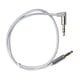 thumbnail image 1 of Cable de sonido de 3,5 a Cable Auxiliar - Plata, 50cm Gloria Cable auxiliar de audio, 1 of 9