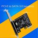 thumbnail image 3 of PCIE to SATA Card PCI-E Adapter PCI Express to SATA3.0 Converter 2-Port SATA III 6G Expansion Controller Card Adapter, 3 of 5