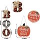 thumbnail image 2 of Signo de Boo y calabaza de madera, signo de agradecimiento y bendición, cosecha, decoración de Halloween, decoración de puerta de pared colgante de Acción de Gracias, 2 of 5