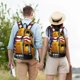 thumbnail image 4 of Disketp American Truck print Canvas Backpack Lightweight Travel Daypack Student Rucksack Laptop Backpack-Small, 4 of 5