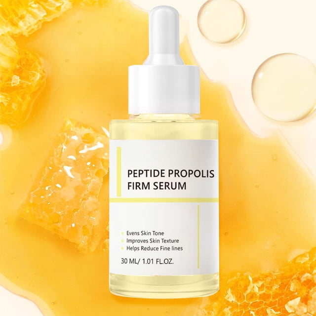 Suero Facial Antienvejecimiento con Péptido y Propóleo 50ml - Humectante Facial Hidratante Avanzado para Arrugas y Líneas Finas - Tratamiento Reparador de Barrera Cutánea con Centella Asiática para