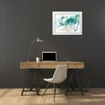 thumbnail image 3 of PI Studio 14x12 White Modern Wood Framed Museum Art Print Titled - Blue Ink, 3 of 4