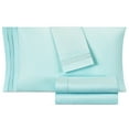 thumbnail image 2 of Empyrean Queen Sheet Set (4 PC), 16” Deep Pocket Queen Size Sheet Set, Queen, Light Baby Blue, 2 of 7