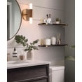 thumbnail image 3 of SUMGAR Floating Shelves, Small Wall Mounted Shelf for Display, Modern Hanging Wall Shelves for Bedroom, Living Room,Kitchen, Dining Room decor (Set of 2, 16inch) Black, 3 of 9