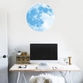 thumbnail image 2 of Hytrove Adhesivo De Pared Azul Fluorescente 3D En PVC Con Brillo Y Relieve Para Interiores, 2 of 6