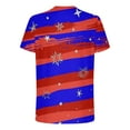 thumbnail image 5 of cllios Men's 4th of July Shirts Patriotic American Flag Graphic Tees Stylish Crewneck Top Soft Short Sleeve T Shirt, 5 of 5
