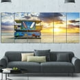 thumbnail image 1 of Designart - Miami South Beach Sunrise - Large Seashore Canvas Wall Art, 1 of 1