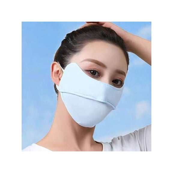 UV Face Mask Sun Protection,UPF 50+Blocks 98% Of UVA/UVB Rays,UV Face Mask For Women Washable Reusable(1PCS)