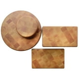 HUBERT® Butcher Block Design Display Riser Round - 6