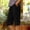 Black women cotton linen capri pants a1, variant on Cagogo Women Cotton Linen Capri Pants Elastic Waist Flowy Casual Solid Basic Vacation Beach Shorts Capri Pants Regular Fit, Wine S