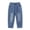 1-Blue1682, variant on Kiijoy Toddler Boys Casual Pull-On Jeans Relaxed Fit Straight Leg Denim Pants, Sizes 2-8