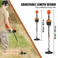 thumbnail image 3 of VEVOR Metal Detector for Adults & Kids Professional Gold Detector 8" IP68, type 2, Waterproof Coil High Accuracy Adjustable Gold Detector, 3 of 9