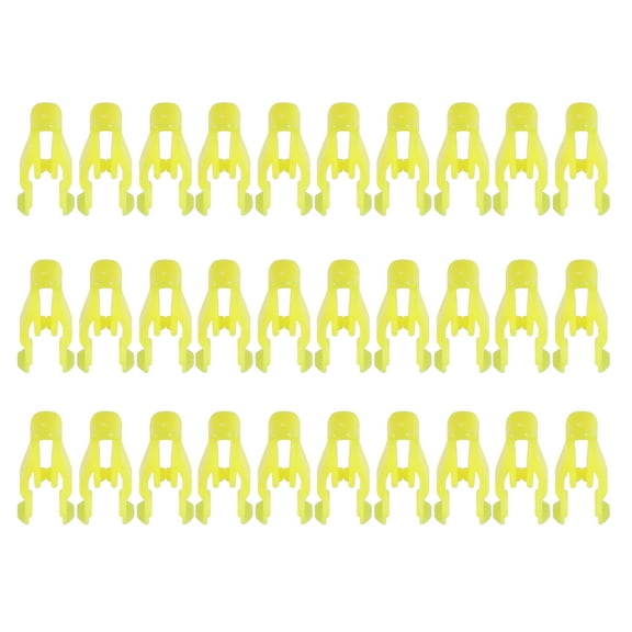 Retainer Fitting Fastener Clip Car Interior Trim Fit for Toyota for Lexus Yellow 30 Pcs