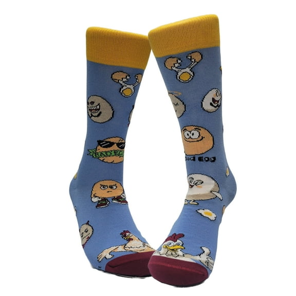 Good Egg vs Bad Egg Socks from the Sock Panda Size: Adult Medium