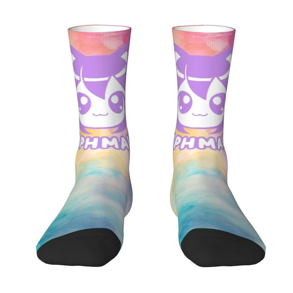 Aphmau Novelty Crew Socks Casual Socks Mid Calf Socks For Women Men