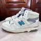 thumbnail image 1 of New Balance 650 Mens Size 8.5 White Green Gray Sneakers BB650RBD Rare Hi Top New, 1 of 6