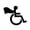 Black, variant on 1pc Disabled Vinyl Car Decal, Irregular Shape, Self-Adhesive Sticker for Wood, Plastic, Glass, Metal, Ceramic Surfaces - Single Use, Ideal for Automobiles, Motorcycles, Windows, Trucks, Bumpers